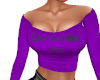 sister shirt purple