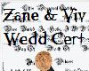 Zane&Viv WeddCert