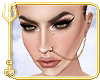 (Lara) Nose Chain Gold L