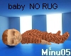 sleeping baby  -no rug-