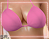 (S) Pink Bikini Top