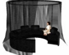 black canopy couch
