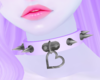 BB! Heart Collar  Purple