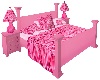 Pink Rose Poseless Bed