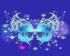 Blue Butterfly w/sparkle