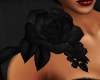 Black Floral Wrap