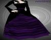 Purple Black Gown