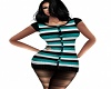 SS Cozy Teal Stripes