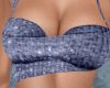 Jazzi Glitter Blu Top