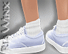 Blue Sneakers + Socks