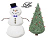 Snowman & Christmas Tree
