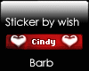 Vip Sticker Cindy