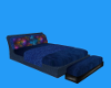 Poseless Blue Bed