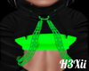 Green Chained Hoodie