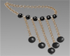 MR Black Pearl Necklace