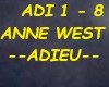 ANNE WEST - ADIEU