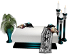 Tree of Life Teal Chaise