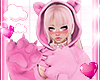 cat hoodie pink e