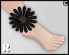 Black Daisy Anklet R