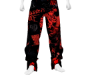 RedRage Ink Drip Pants