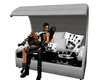 Black Hand small couch