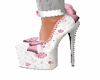 Pretty white n pink shoe