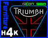 H4K Neon Triumph Sign
