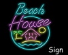 BeachHouse-Neon sign