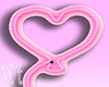 Neon Pink Heart (W.t)
