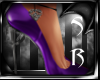 purple hearted heels