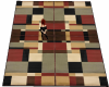 designer square rug