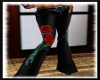 Black Jeans w/ Rose