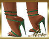 Morticia Green Shoes