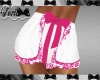 Pink White Frilly Shorts