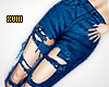 ! D. Blue Ripped Jeans