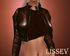 LB-BROWN LEATHER JACKET