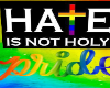 Hate Is Not Holy Poster