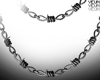 ! barbedwire necklace
