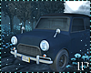 Car Mini Vintage Blue