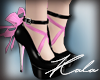 !A Pink laces heels
