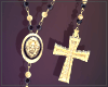 Cross Rosary Gold