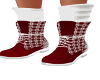 Maroon Sneaker & Socks