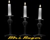 BLACK TIE TALL CANDLES