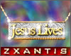 :zNL Jesus SLVR Necklace