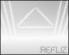 R. Triangle White Neon