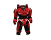 Red UNSC Spartan Armor