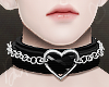𝓭. Chain Heart Collar