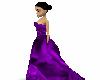 (PI) Purple satin gown