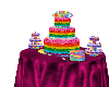 (V) Rainbow love Cake