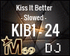 Kiss It Better Slowed